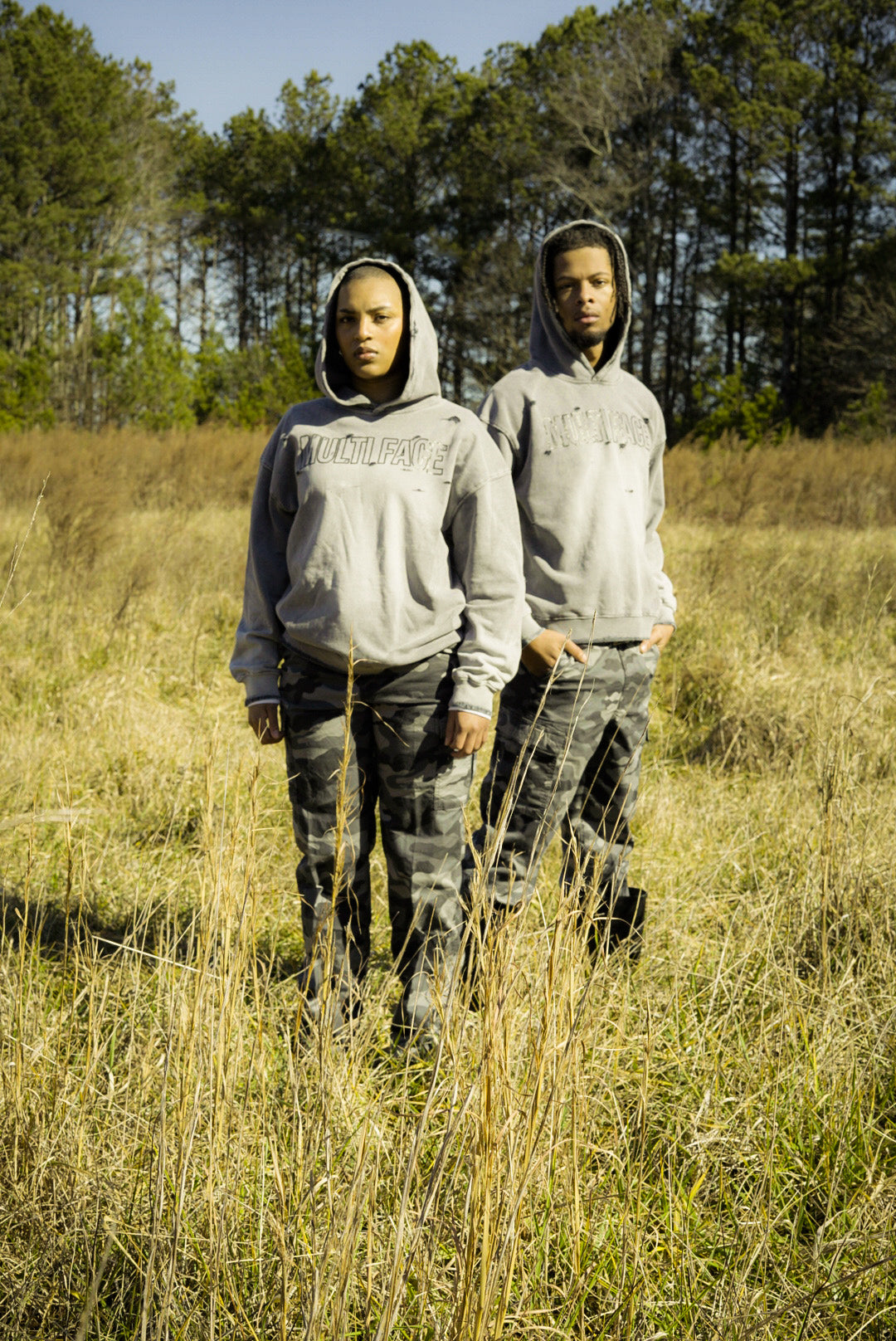Multi Distressed Hoodie
